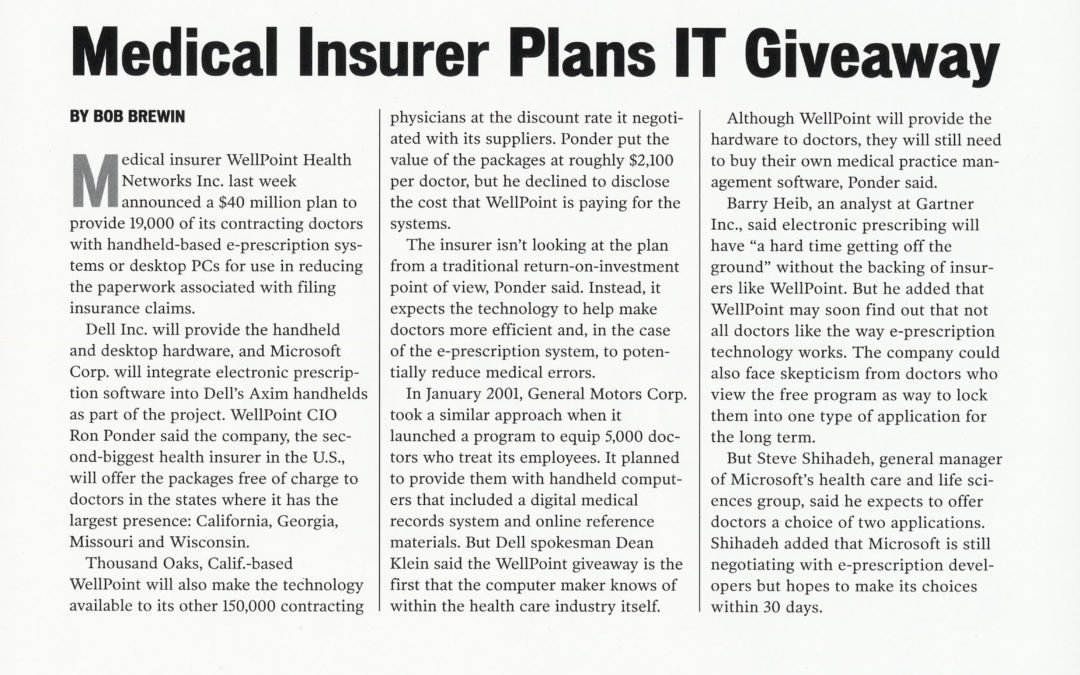Computerworld Jan 19 2004