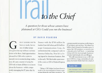 Chief Executive August 1999