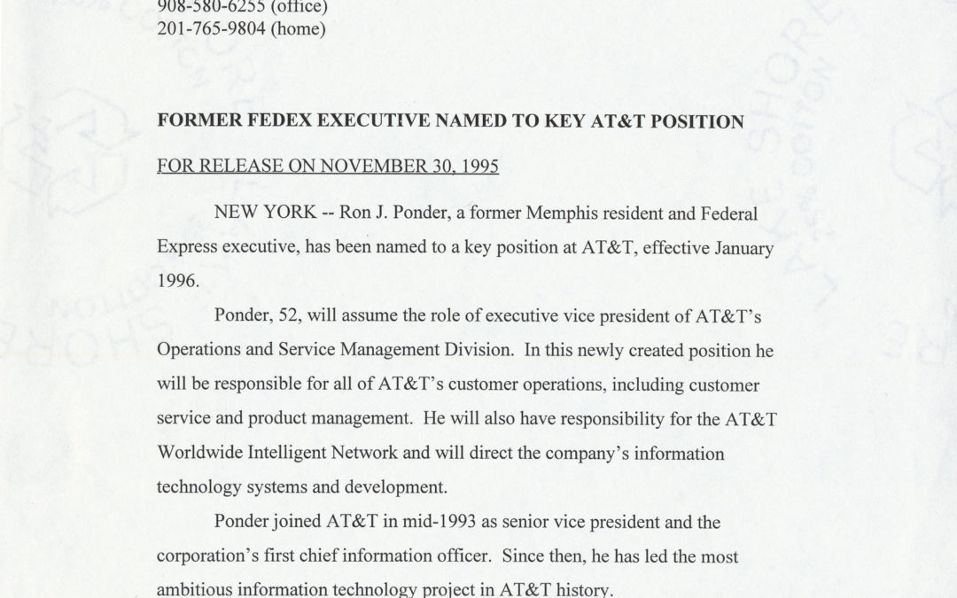 Press Release November 1997